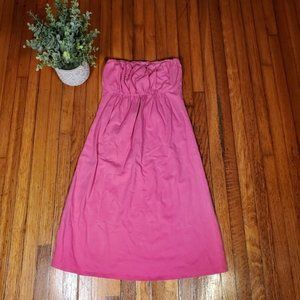 Moda International Pink Strapless Mini Dress Swim